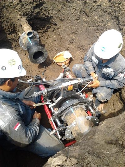 pemasangan pipa hdpe